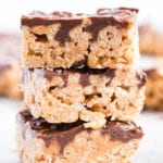 Salted Caramel Oat squares