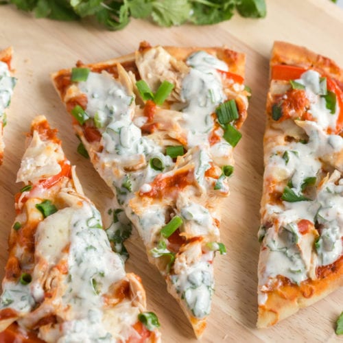 Easy Butter Chicken Flatbread Tastes of Homemade
