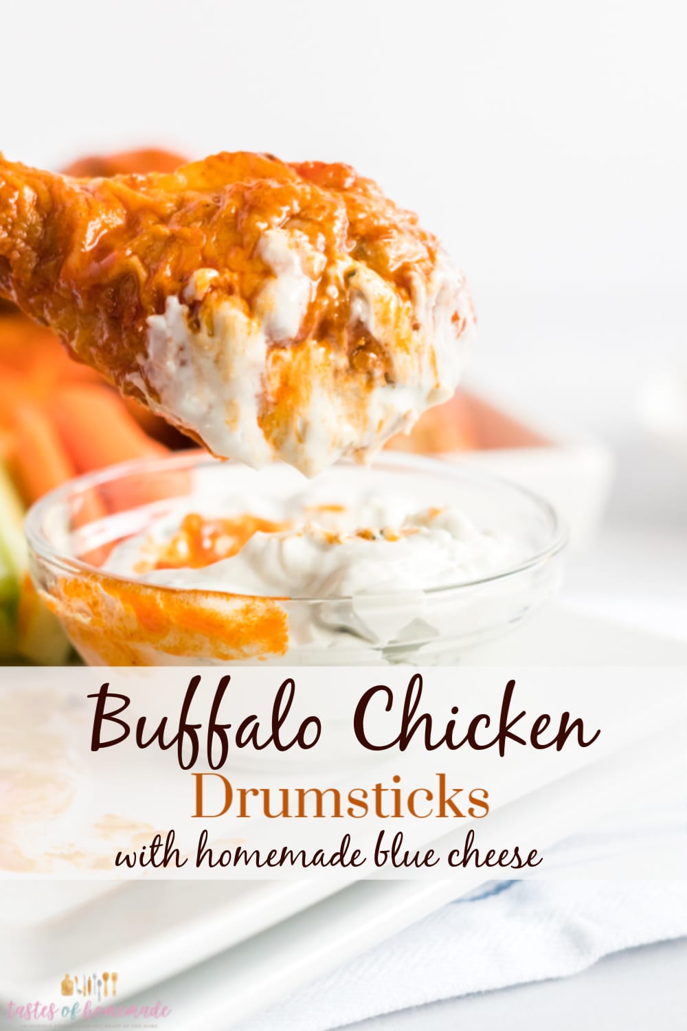 Air Fryer Buffalo Chicken Drumsticks Tastes of Homemade