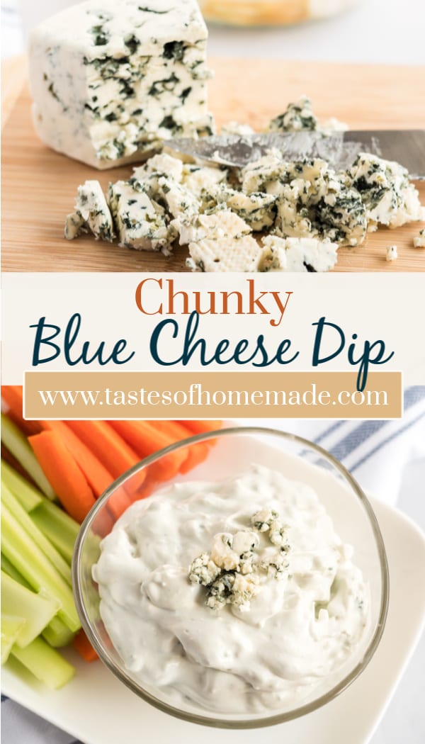 Chunky Blue Cheese Dip Tastes of Homemade