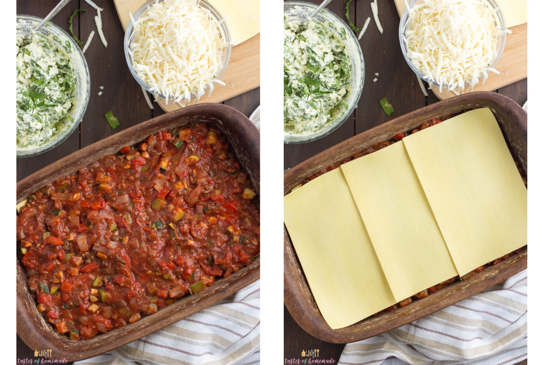 Easy Vegetarian Lasagna Tastes of Homemade