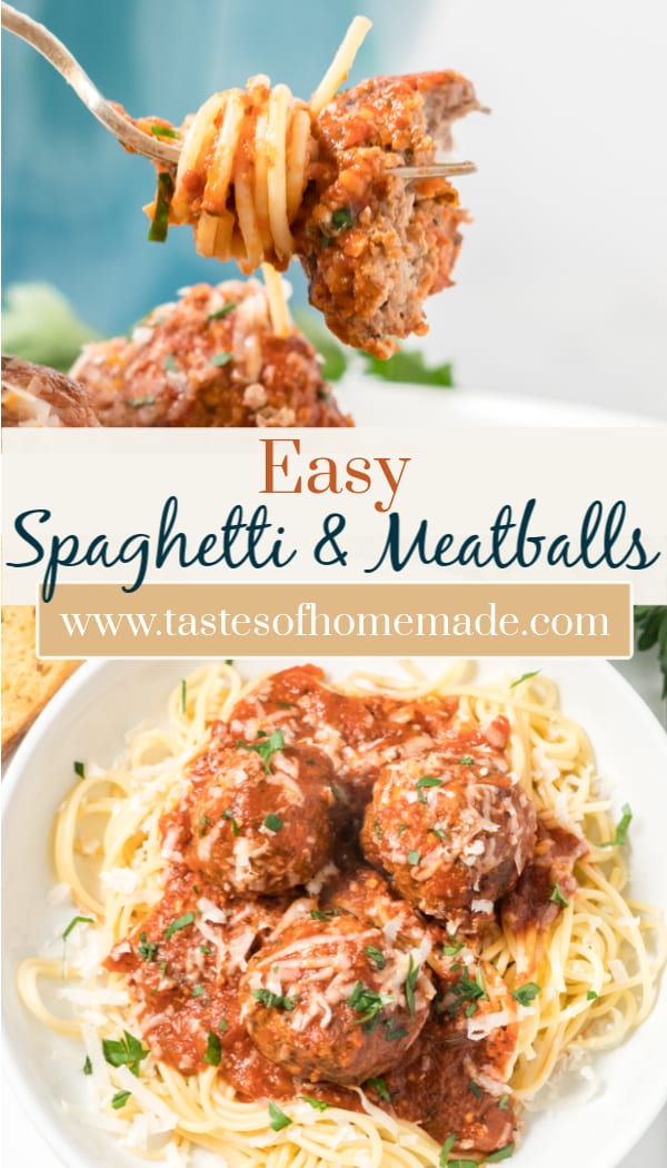 Homemade Spaghetti and Meatballs Tastes of Homemade
