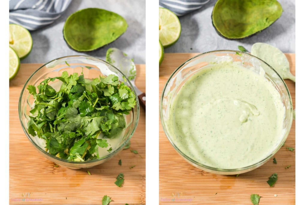 Cilantro Avocado Yogurt Dressing Tastes of Homemade