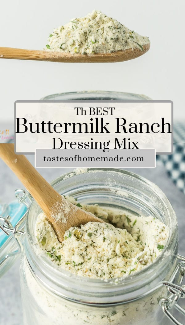 Buttermilk Ranch Dressing Mix Tastes of Homemade