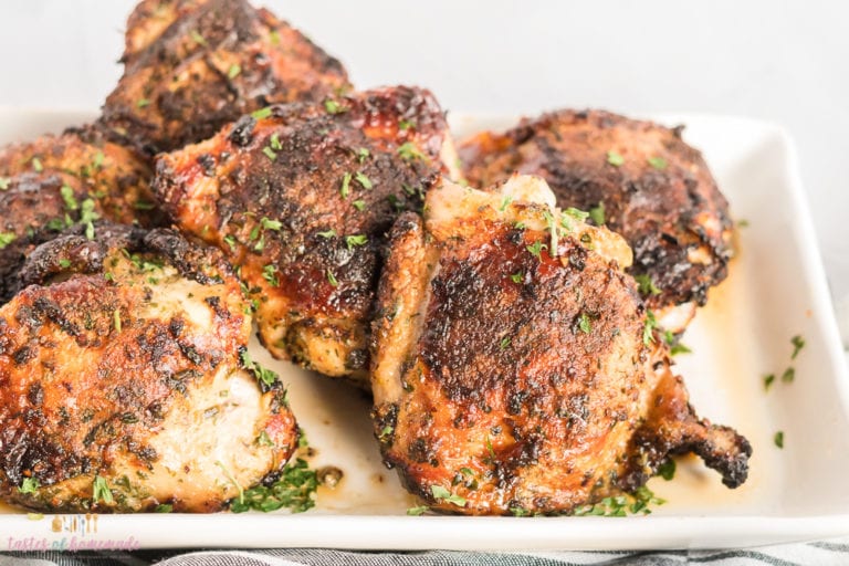 Ranch Crusted Air Fried Chicken Thighs Tastes of Homemade