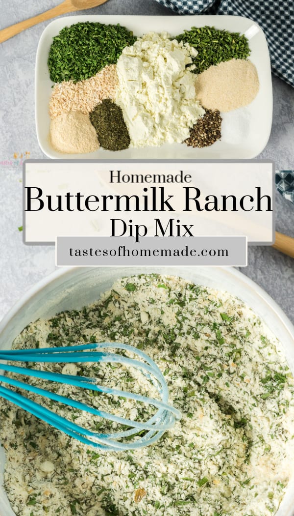 Buttermilk Ranch Dressing Mix Tastes of Homemade