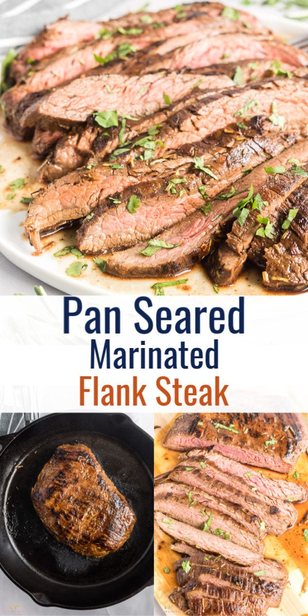 Pan Seared Flank Steak Tastes of Homemade