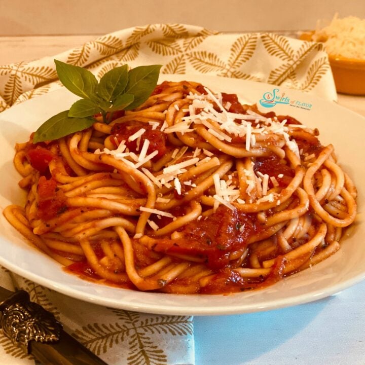Image for Instant Pot Spaghetti with Homemade Tomato Sauce