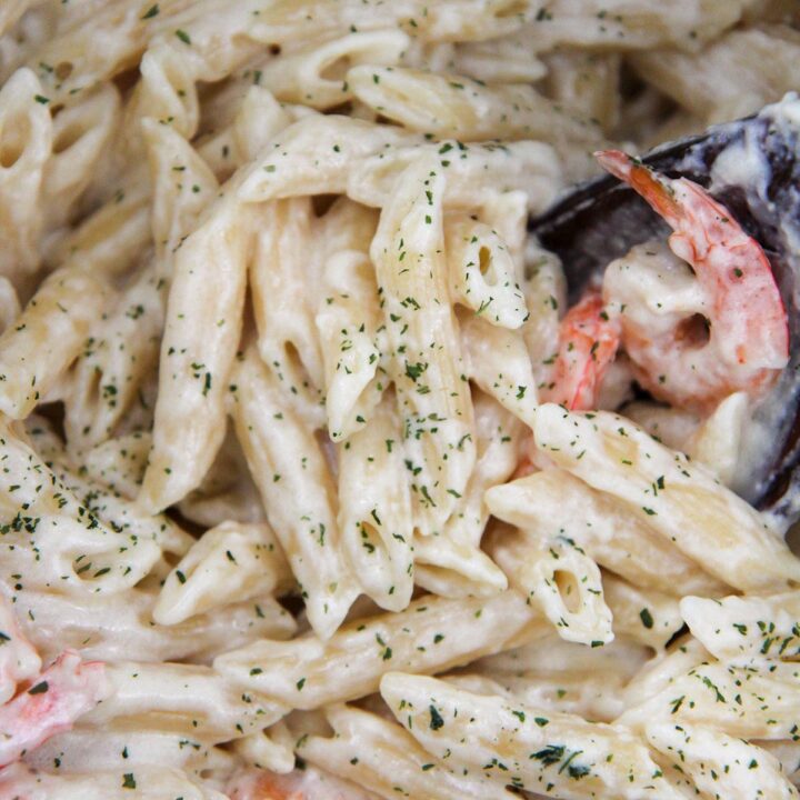 Image for Instant Pot Shrimp Alfredo Pasta