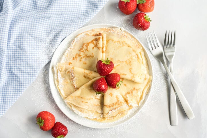 Easy Homemade Crepes - Tastes of Homemade