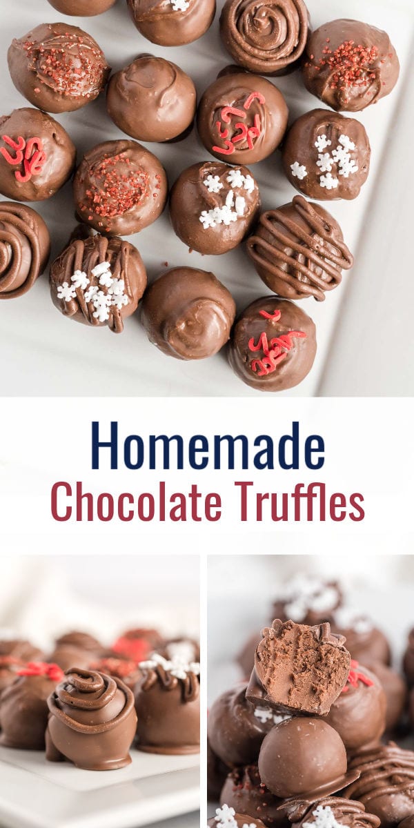 Chocolate Cream Cheese Truffles Tastes of Homemade