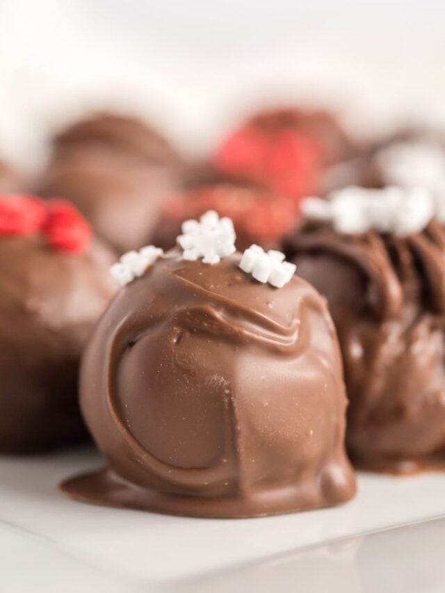 Easy Cream Cheese Truffles Tastes of Homemade