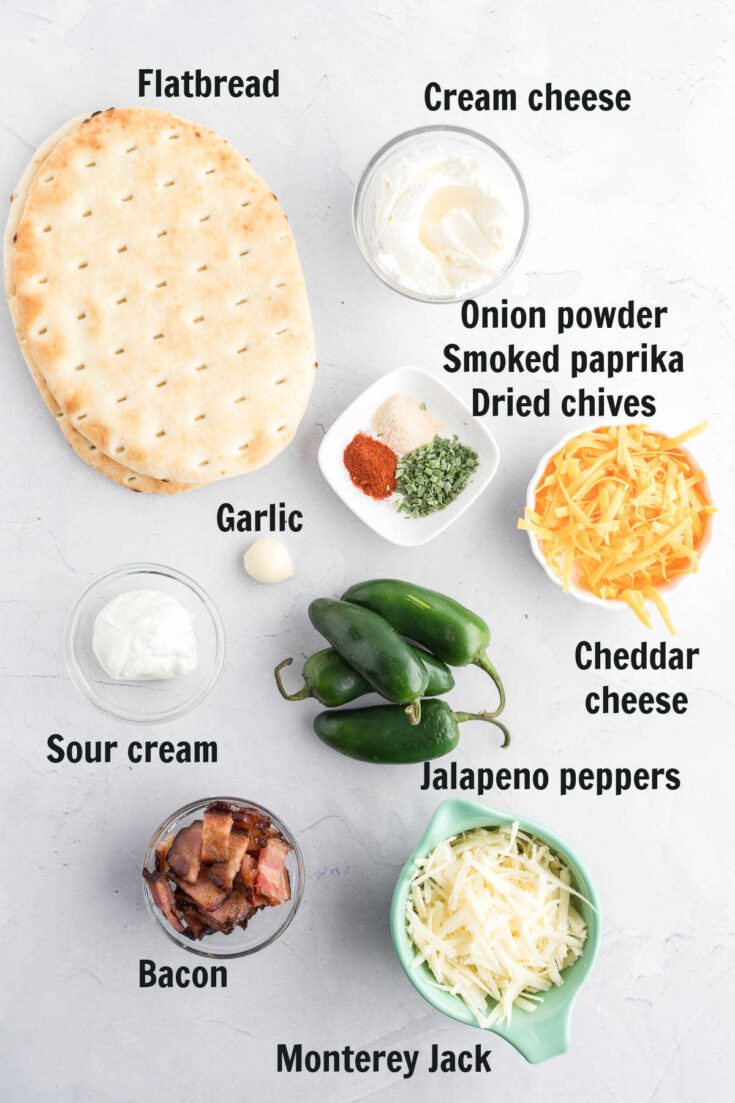 Jalapeno Popper Flatbread Tastes of Homemade