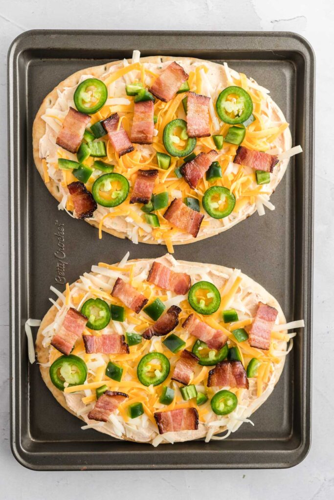 Jalapeno Popper Flatbread Tastes of Homemade