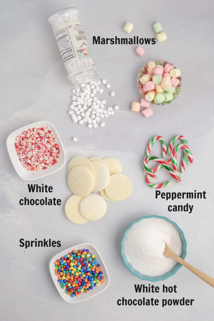 Peppermint White Chocolate Hot Cocoa Bombs - Tastes of Homemade