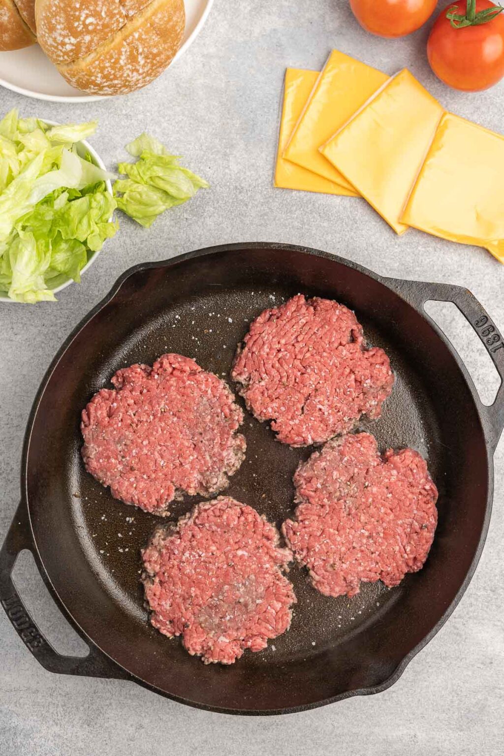 Quick Cast Iron Skillet Cheeseburgers Tastes of Homemade