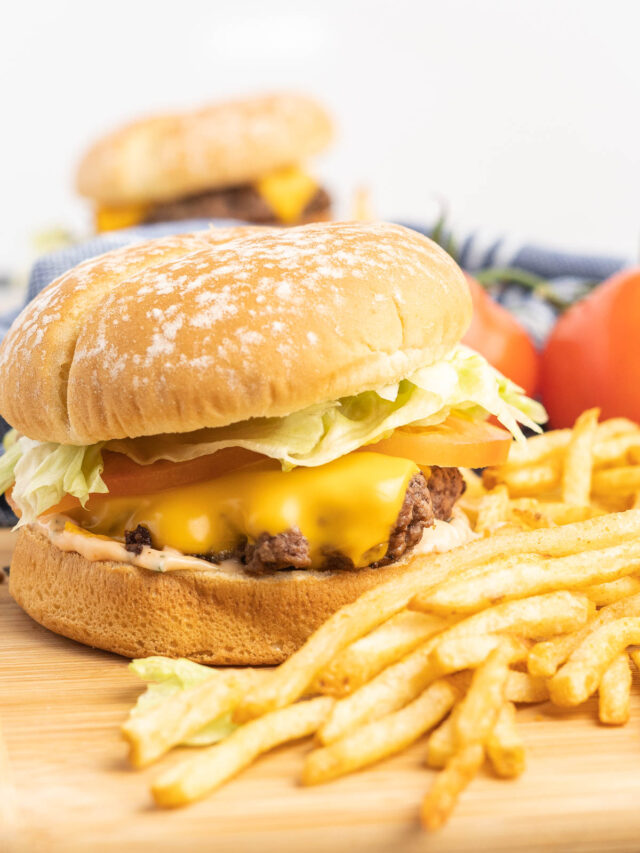 Easy Stove top skillet burgers Tastes of Homemade