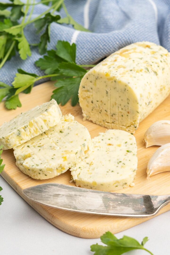 Compound Butter Roasted Garlic Compound Butter - Tastes of Homemade