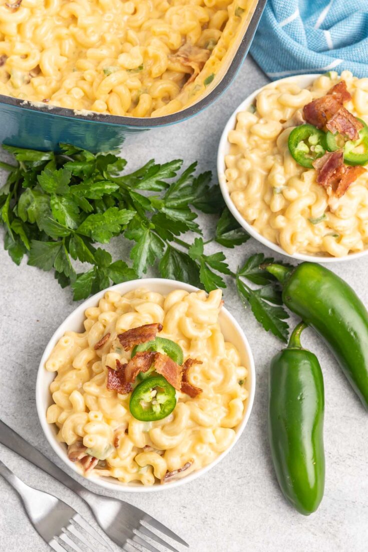 Creamy Jalapeno Bacon Mac & Cheese Tastes of Homemade
