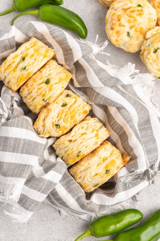 Jalapeno Cheddar Biscuits Tastes of Homemade