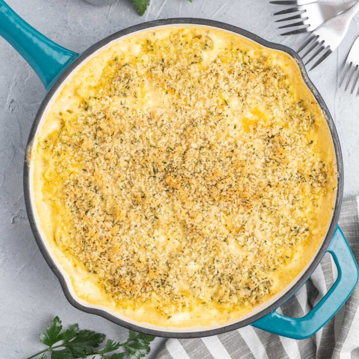 Skillet Mac & Cheese Tastes of Homemade