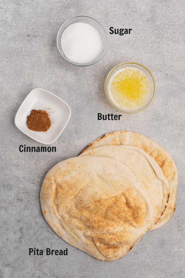 Baked Cinnamon Sugar Pita Chips - Tastes of Homemade
