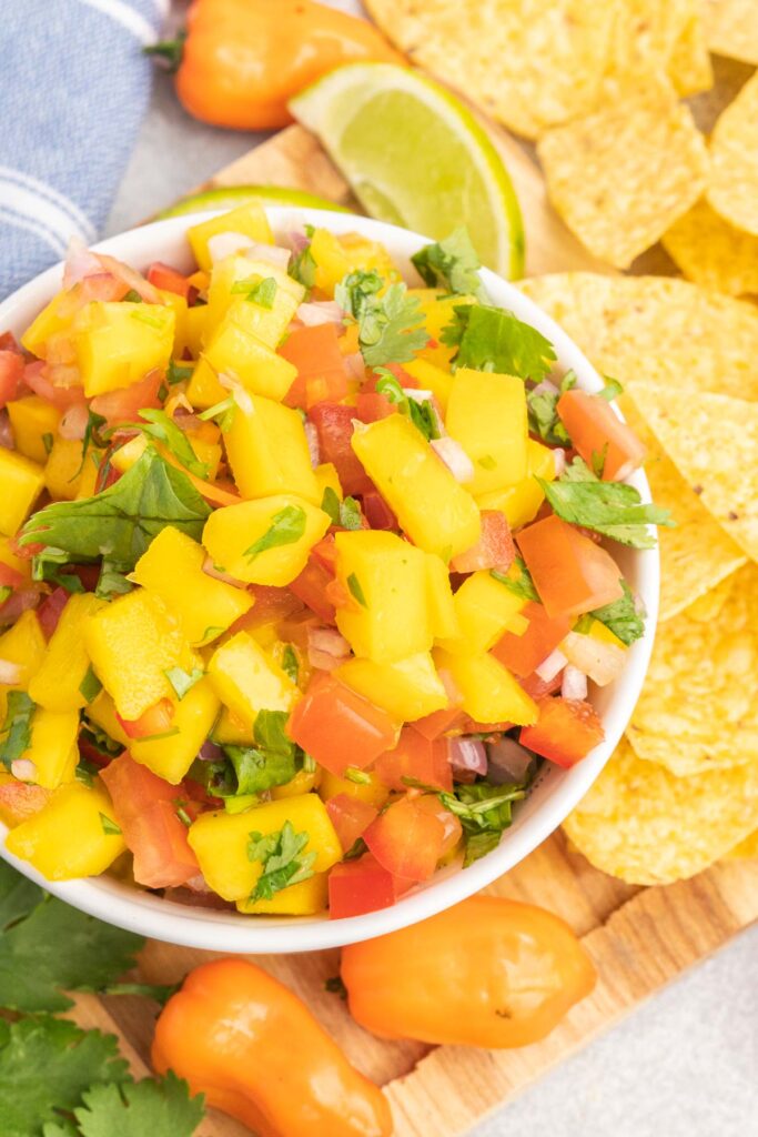 Mango Habanero Salsa Tastes of Homemade
