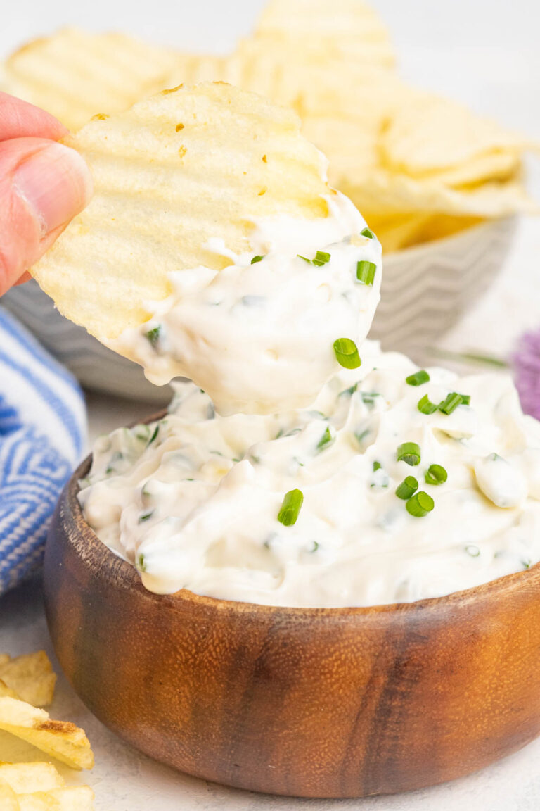 Sour Cream and Chive Dip Tastes of Homemade