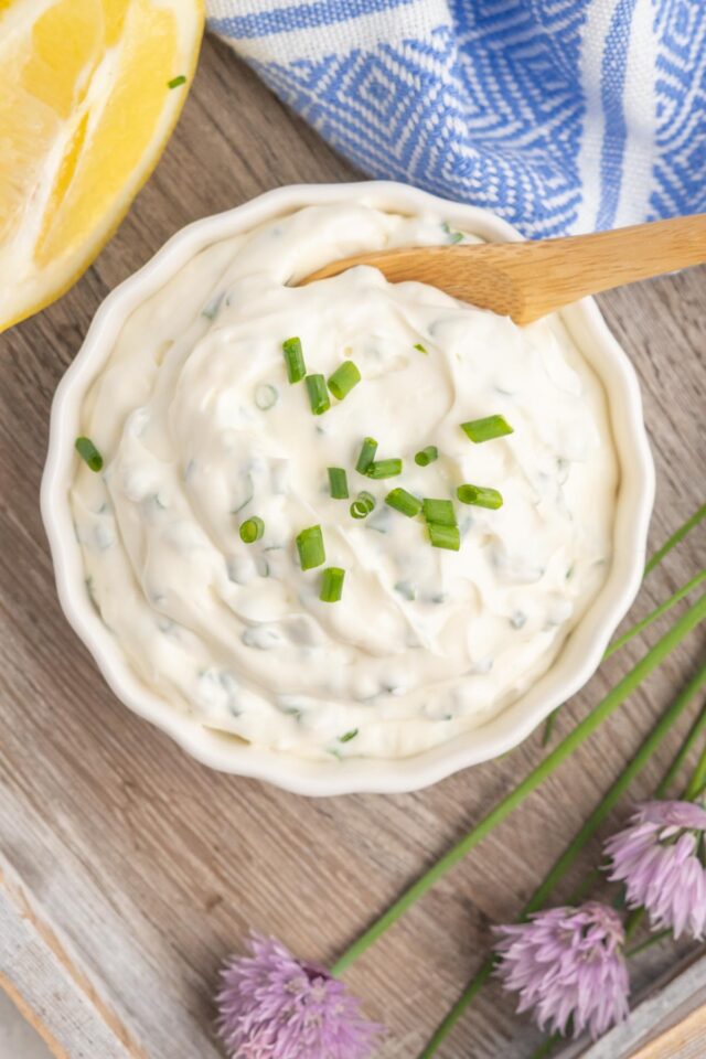 Sour Cream and Chive Dip Tastes of Homemade
