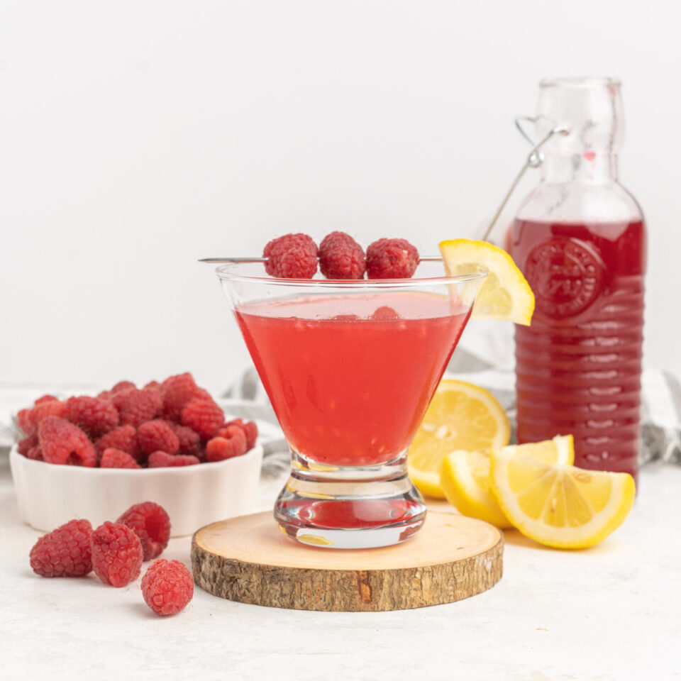 Raspberry Martini - Tastes of Homemade