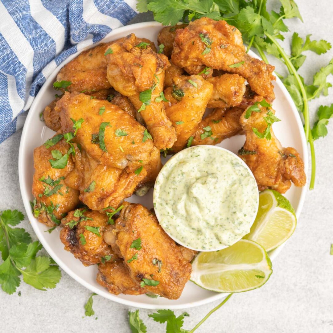 Air Fryer Tequila Lime Wings Tastes of Homemade