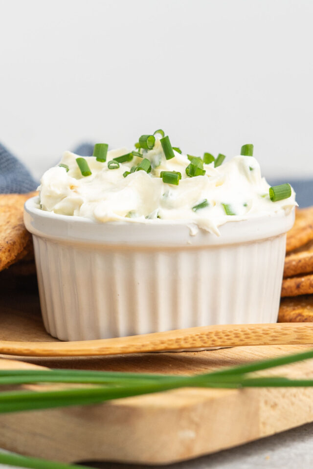 Onion Chive Cream Cheese Spread Tastes of Homemade