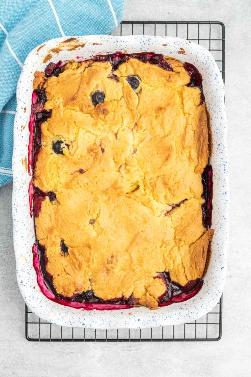 Berry Cobbler with Cake Mix - Tastes of Homemade