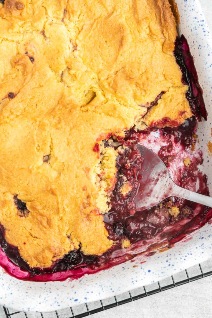Berry Cobbler with Cake Mix Tastes of Homemade
